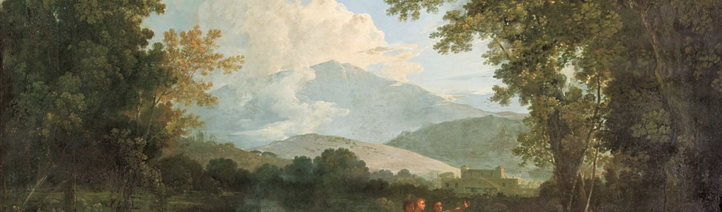 Cicero at his villa painting