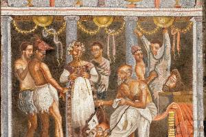Pompeii actors mosaic