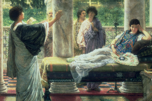 Alma Tadema, Catullus Reading His Poems (1870)
